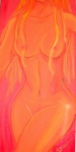 Voir le détail de cette oeuvre: femme nue orange